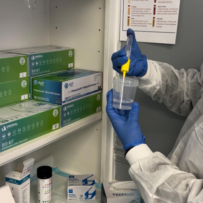 urine transfer