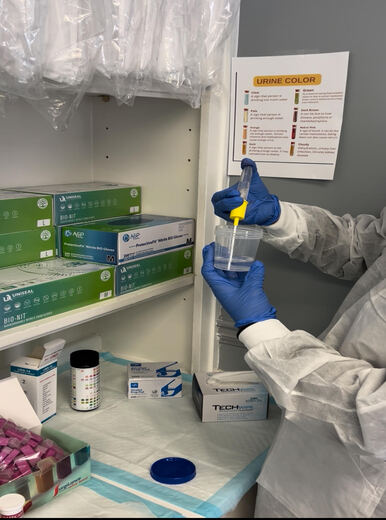 urine transfer - RS